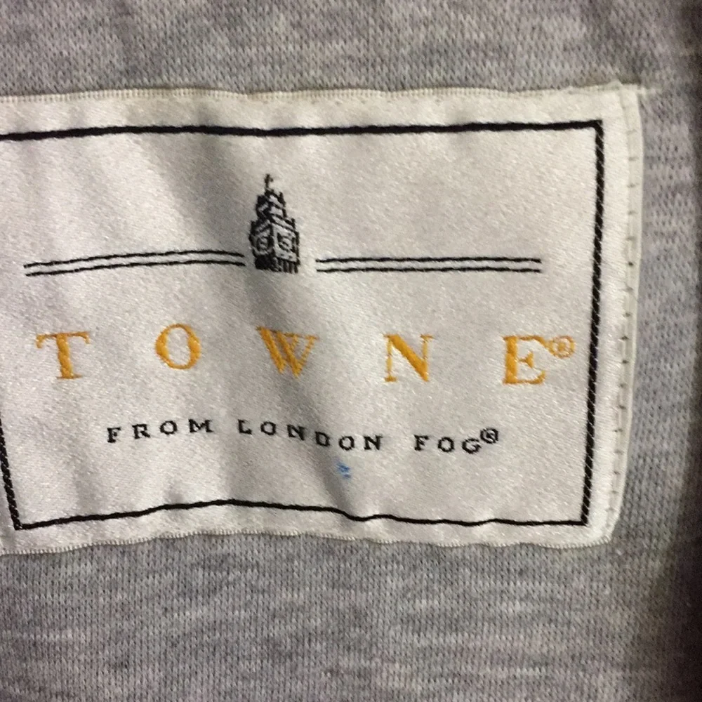Vintage Towns by London Fog Hooded Zipper / Snap Front Utility Cargo Jacket
